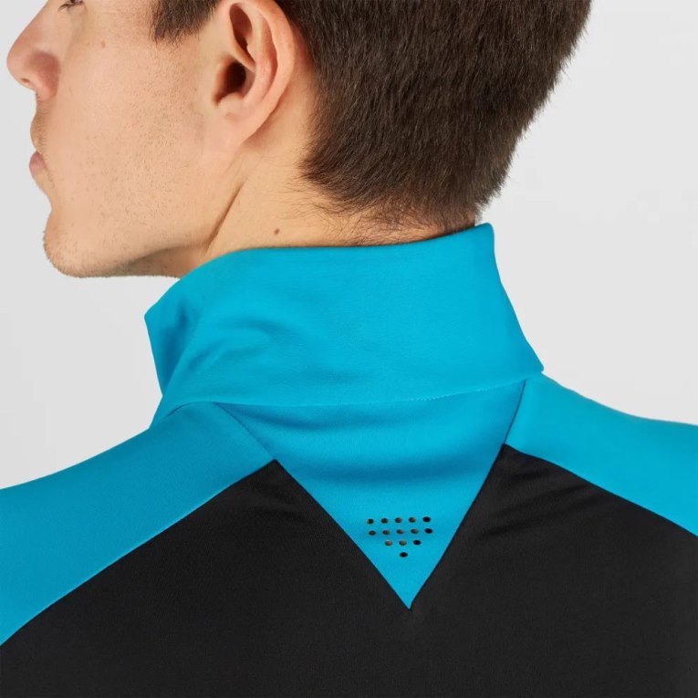 Salomon Gore Tex Infinium Windstopper Pro Men's Jackets Turquoise | CA 56N38